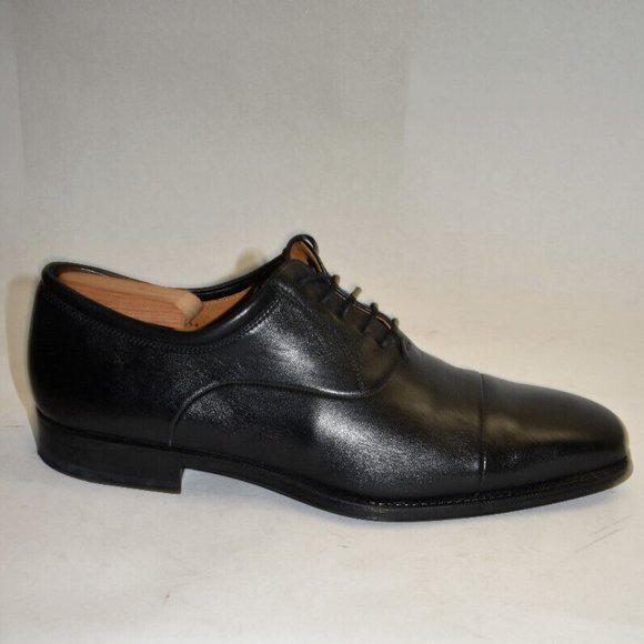 Magnanni \'Federico\' Oxford Black Leather Size 11 US 12654 DD289 main image 7